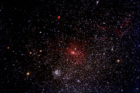Bubble Nebula M52 and surrounding area