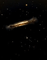 NGC 3628  Hambuger Galaxy2